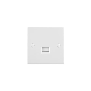 Saxby Electrical Square Edge Telephone Master Socket (SE783)