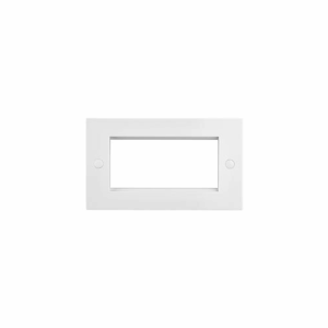 Saxby Electrical Square Edge 4g Modular Faceplate (4 Modules) (SEMFP4)