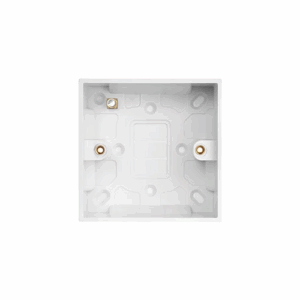 Saxby Electrical Square Edge Single 35mm Patress Box (SEPS35)