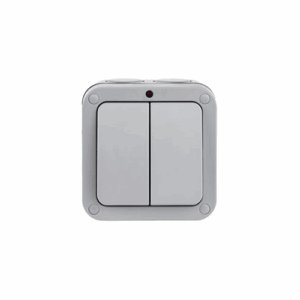 Saxby Electrical Weatherproof 20a 2g 2-way Switch With Indicator