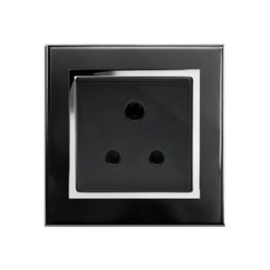 Retrotouch Crystal CT 15A Round Pin Socket Black