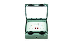 Timeguard Weathersafe Vision Twin Gang 13A Switched Socket IP66
