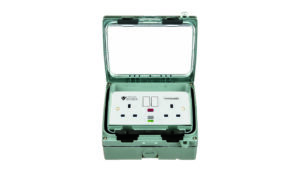 Timeguard Weathersafe Vision Twin Gang 13A Switched RCD Socket ? Passive IP66