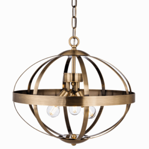 Ceiling Pendants - Firstlight Healey Pendant Antique Brass (3709AB)