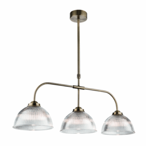 Ceiling Pendants - Firstlight Ashford 3 Light Pendant Antique Brass (3724AB)