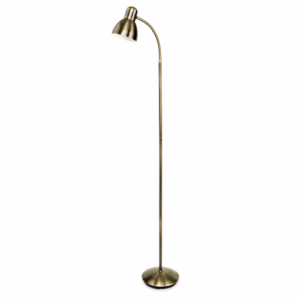 Floor Lamps - Firstlight Morgan Floor Lamp Antique Brass (3745AB)