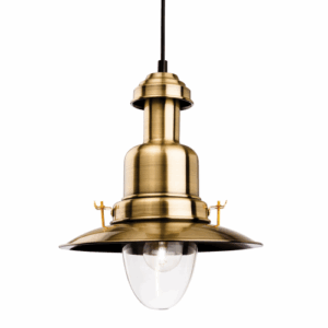 Ceiling Pendants - Firstlight Classic Fisherman Pendant Antique Brass (4874AB)