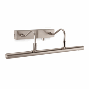 Picture Lights - Firstlight LED Picture Light c/w Dimmer Switch 455mm Brushed Steel (4893BS)