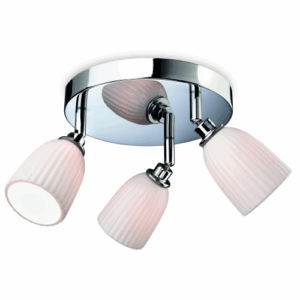 Firstlight Metro 3 Light Flush Ceiling Fitting Chrome