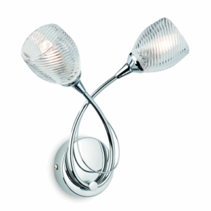 Wall Lighting - Firstlight Henley 2 Light Wall Chrome (7641CH)