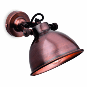 Wall Lighting - Firstlight Mantis Wall Light Antique Copper (7646AC)