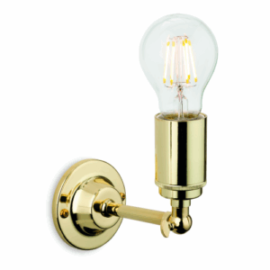 Wall Lighting - Firstlight Indy Wall Light Polished Brass (7650BR)