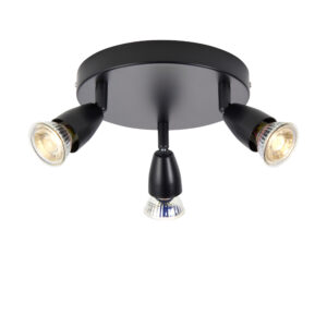 Saxby Amalfi 3lt Round Interior Spotlight 7W Finish: Selectable - Matt Black