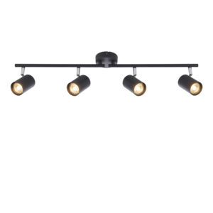 Saxby Arezzo 4lt Indoor Spotlight Bar 7W - Matt Black