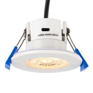 Saxby ShieldECO CCT Fire Rated 5W Downlight IP65 Single
