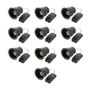 Saxby ShieldONE 65 Fire Rated Downlight Single/10Pack IP65 - 10 Pack, Closed Can