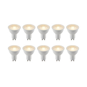 Saxby GU10 LED 5W 10PACK 3000K/450LM 5W