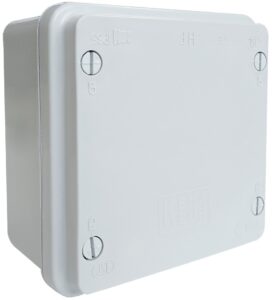 Eterna Grey Plastic Adaptable Box 110X110x65mm