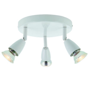 Saxby Amalfi 3lt Round Interior Spotlight 7W Finish: Selectable - Gloss White