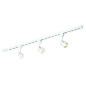 Saxby Lighting - Bullett 3lt Complete Track Kit 7W - Gloss White (48024)