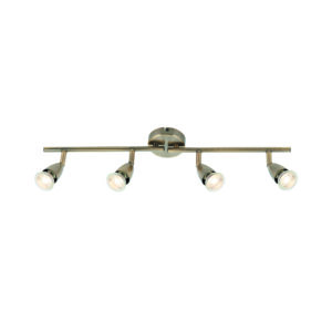 Saxby Amalfi 4lt Interior Spotlight Bar 7W Finish: Selectable - Antique Brass
