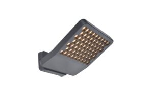 Lutec Atlantis Outdoor LED 24W 3000K Wall Light Dark Grey