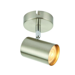 Saxby Arezzo 1lt Indoor Spotlight 7W - Satin Chrome