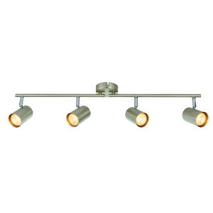 Saxby Arezzo 4lt Indoor Spotlight Bar 7W - Satin Chrome
