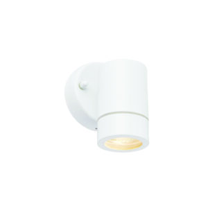Saxby Lighting - Saxby Palin 1lt Dimmable Wall Light IP44 7W GU10 - White (75441)