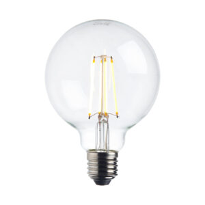 E27 Bulbs - Saxby E27 LED filament globe dimmable 95mm 7W (76801)