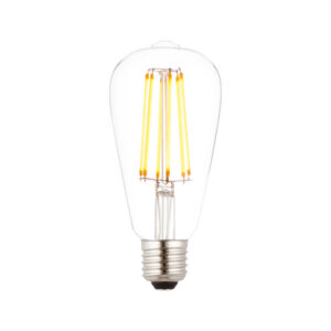 E27 Bulbs - Saxby E27 LED filament pear dimmable 6W (76803)