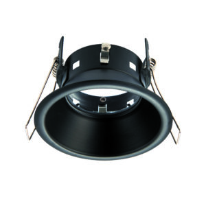 Saxby Speculo GU10 Downlight Fire Rated IP65 Anti-Glare - Matt Black