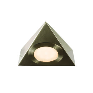 Saxby Nyx Triangular CCT Under Cabinet Light 7W - Brushed Chrome