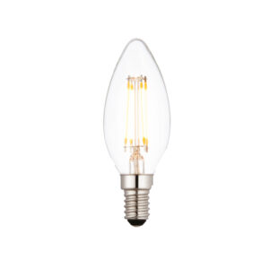 E14 Bulbs - Saxby E14 LED Filament Candle 4W (94341)