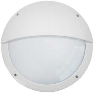 Eterna Aluminium EMERGENCY LED Wall Light With Eyelid Diffuser + Multi-Function MW Sensor