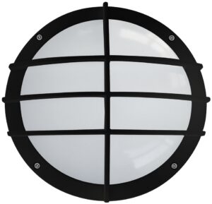 Eterna Standard Aluminium LED Wall Light With Grill Diffuser