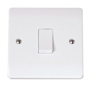 Click Scolmore - Click Curva 10A 1 Gang 1 Way Switch (CCA010)