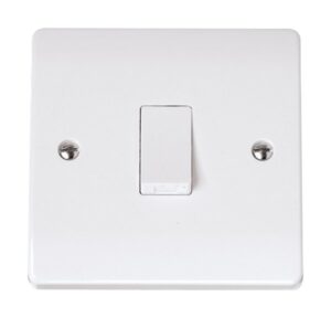 Click Scolmore - Click Curva 10A 1 Gang Intermediate Switch (CCA025)