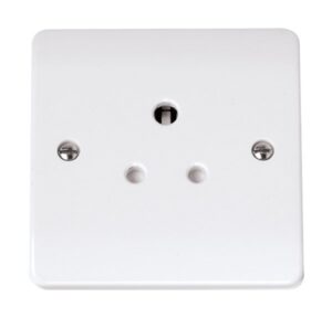 Click Scolmore - Click Curva 5A Round Pin Socket Outlet (CCA038)