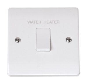 Click Scolmore - Click Curva 20A Dp Water Heater Switch (CCA040)