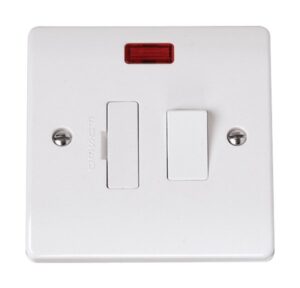Click Scolmore - Click Curva 13A Dp Switched Fused Connection Unit With Neon (CCA052)