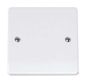 Click Scolmore - Click Curva 1 Gang Blank Plate (CCA060)