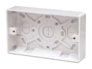 Click Scolmore - Click Curva 2 Gang 25Mm Deep Pattress (CCA082)