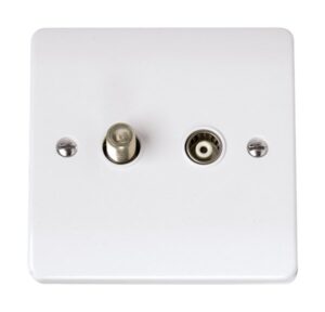 Click Scolmore - Click Curva Isolated Satellite And Coaxial (CCA157)