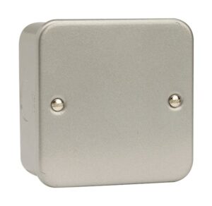 Click Scolmore - Click Metal Clad 1 Gang Blank Plate (CL060)