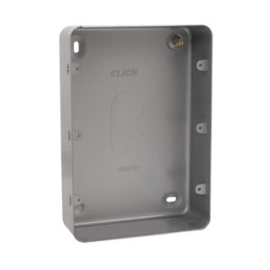 Click Scolmore - Click Metal Clad 2G 3 Row Metal Clad Back Box 50Mm Deep (CL090)