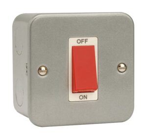 Click Scolmore - Click Metal Clad 45A Dp Switch (CL200)