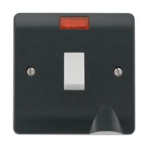 Click Scolmore - Click Mode 20A Dp Switch With Flex Outlet & Neon (CMA023AG)