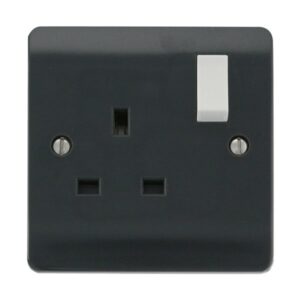 Click Scolmore - Click Mode 13A 1 Gang Dp Switched Socket Outlet (CMA035AG)