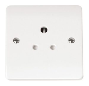Click Scolmore - Click Mode 5A Round Pin Socket Outlet (CMA038)